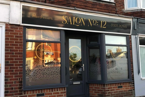 Salon - No - 12 - Shop - Fascia - Graphics