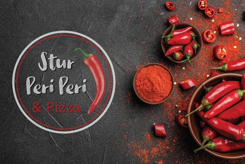  Stur Peri Peri & Pizza Logo Design